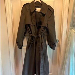 London Fog Dark Brown Trench Coat